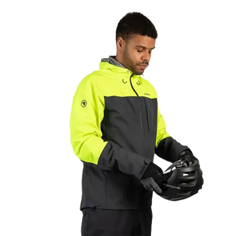 Endura Hummvee 3-In-1 Waterproof Jacket Hi-Viz Yellow-4